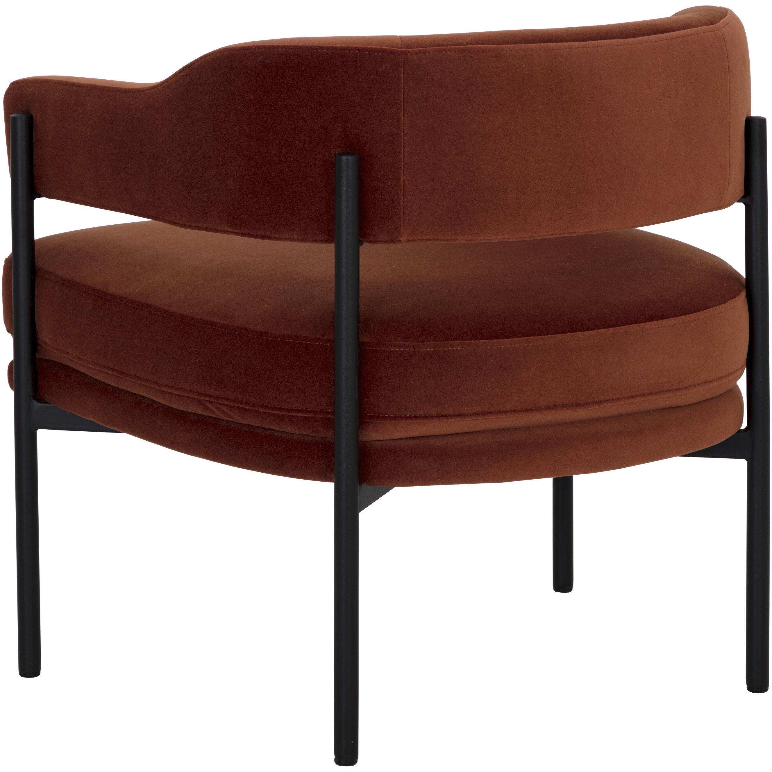 Lola Meg Rust Lounge Chair